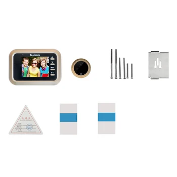 LCD 2.4 inch TFT Color Screen PIR Motion Detection Video Doorbell Digital Door Peephole Viewer HD IR Night Vision Door
LCD 2.4 inch TFT Color Screen PIR Motion Detection Video Doorbell Digital Door Peephole Viewer HD IR Night Vision Door