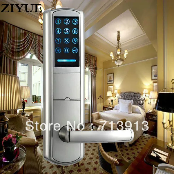 Electronic Smart home Intelligent LED touch screen Keypad PIN code door lock ET916pw Password / Mechanical Key/ Card Unlock
Electronic Smart home Intelligent LED touch screen Keypad PIN code door lock ET916pw Password / Mechanical Key/ Card Unlock