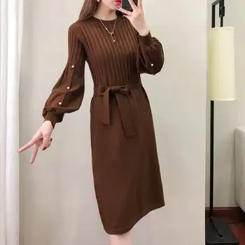 2019 New Autumn Winte Female O-neck Beading Lantern Sleeve Knitted Bottoming Dresses Elegant Women Solid Slim Bow Sweater H27
2019 New Autumn Winte Female O-neck Beading Lantern Sleeve Knitted Bottoming Dresses Elegant Women Solid Slim Bow Sweater H27