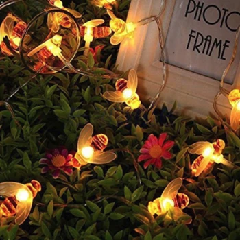 30 LED Solar String Light Honey Bee Shape Warm Light Garden Decoration Waterproof Creative Outdoor Tree Haning Lights
30 LED Solar String Light Honey Bee Shape Warm Light Garden Decoration Waterproof Creative Outdoor Tree Haning Lights