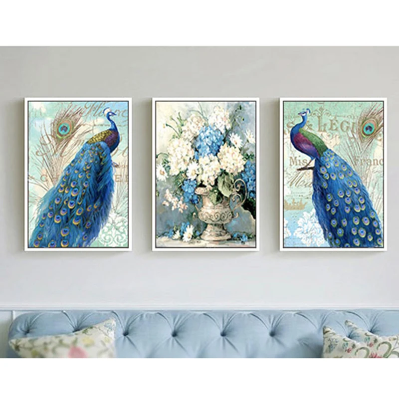 5D Peacock Flowers Diamonds Painting Embroidery Full Kit Rhinestone Cross Stitch Wall Decor Living Room Round Diamonds Triptych
5D Peacock Flowers Diamonds Painting Embroidery Full Kit Rhinestone Cross Stitch Wall Decor Living Room Round Diamonds Triptych