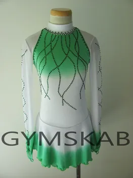 2018 Elegant Figure Skating Dress Women's Girl's Customized Ice Skating Dress Long-Sleeved Gymnastics Costume 8053
2018 Elegant Figure Skating Dress Women's Girl's Customized Ice Skating Dress Long-Sleeved Gymnastics Costume 8053