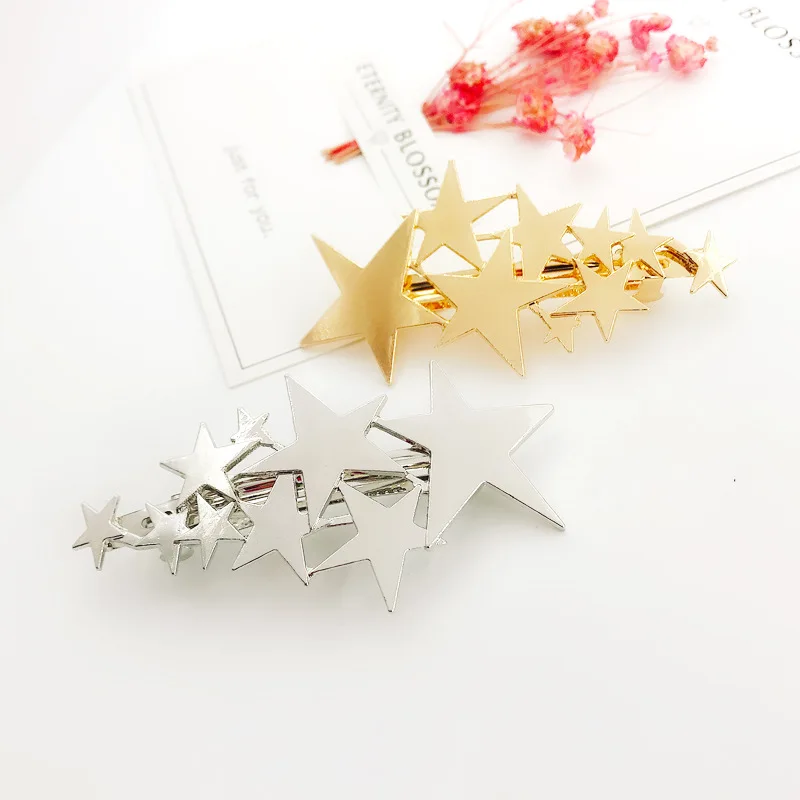 Metal Star Women Girl Fashion Spring Clip Hairpin Hair Clips Hair Accessories Headdress Ponytail Hair Pins
Metal Star Women Girl Fashion Spring Clip Hairpin Hair Clips Hair Accessories Headdress Ponytail Hair Pins