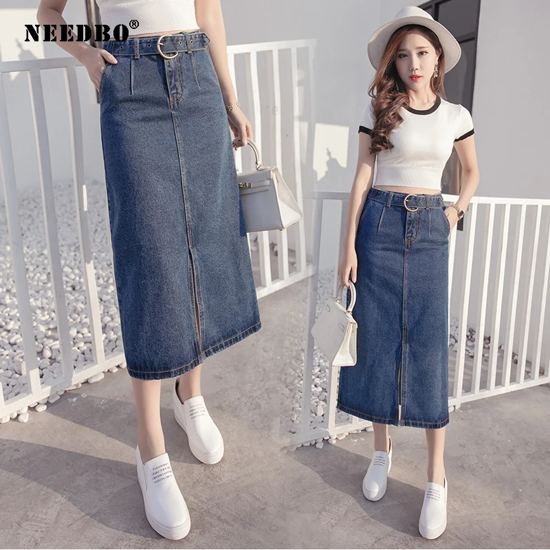 NEEDBO Women Skirts Denim Casual Long Denim Skirt Slim Sexy Party Jeans Skirt Casual High Waist Jupe Femme Midi Womens Skirts
NEEDBO Women Skirts Denim Casual Long Denim Skirt Slim Sexy Party Jeans Skirt Casual High Waist Jupe Femme Midi Womens Skirts