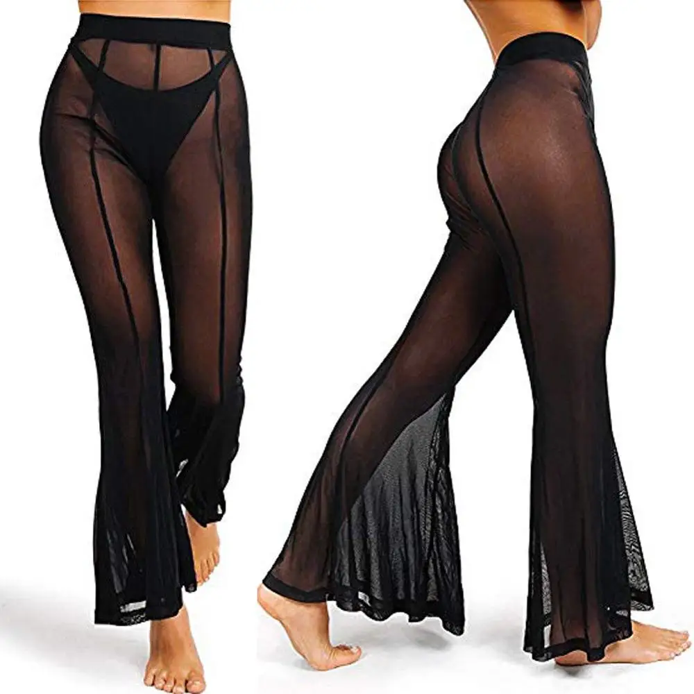Hirigin 2019 Summer Women Sexy Mesh Swimsuit Cover Up Sheer boot cut pantr Pant Through Summer Beach Party Perspective
Hirigin 2019 Summer Women Sexy Mesh Swimsuit Cover Up Sheer boot cut pantr Pant Through Summer Beach Party Perspective