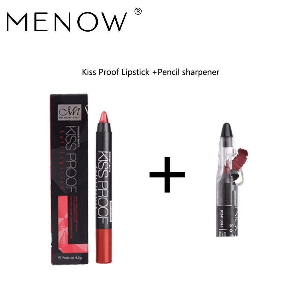 1 PCS Multicolor Menow Kissproof Lip Liner Pencil Waterproof Makeup Matte Lipstick Lipliner Pen with Sharpener
1 PCS Multicolor Menow Kissproof Lip Liner Pencil Waterproof Makeup Matte Lipstick Lipliner Pen with Sharpener