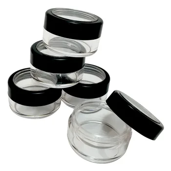 25 Pcs Clear Plastic Jar Containers With Black Rim Window Threaded Cap 10g(AY81(10)(W)-C=25pcs)
25 Pcs Clear Plastic Jar Containers With Black Rim Window Threaded Cap 10g(AY81(10)(W)-C=25pcs)
