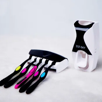 1set Automatic Lazy Toothpaste Dispenser 5 Toothbrush Holder Wall Mount Stand Bathroom Shelves Bathing Accessories supplies
1set Automatic Lazy Toothpaste Dispenser 5 Toothbrush Holder Wall Mount Stand Bathroom Shelves Bathing Accessories supplies