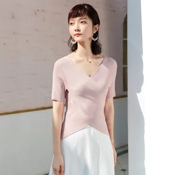 2020 spring and summer sweaters Korean women's wear inside wear temperament Slim V-neck women pullpvers SJ1464
2020 spring and summer sweaters Korean women's wear inside wear temperament Slim V-neck women pullpvers SJ1464