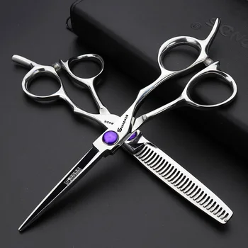 Sharonds 5.5 Inch Silver Professional Hairdressing Scissors 440c Steel Barber Modeling Tool Cutting Thin Set Free Shipping
Sharonds 5.5 Inch Silver Professional Hairdressing Scissors 440c Steel Barber Modeling Tool Cutting Thin Set Free Shipping