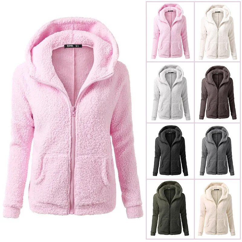 High Quality Autumn Winter Women Hoodies Fleece Hooded Long Sleeve Zipper Thicken Coat Outwear Sudaderas Jacket Sweatshirts 5XL
High Quality Autumn Winter Women Hoodies Fleece Hooded Long Sleeve Zipper Thicken Coat Outwear Sudaderas Jacket Sweatshirts 5XL