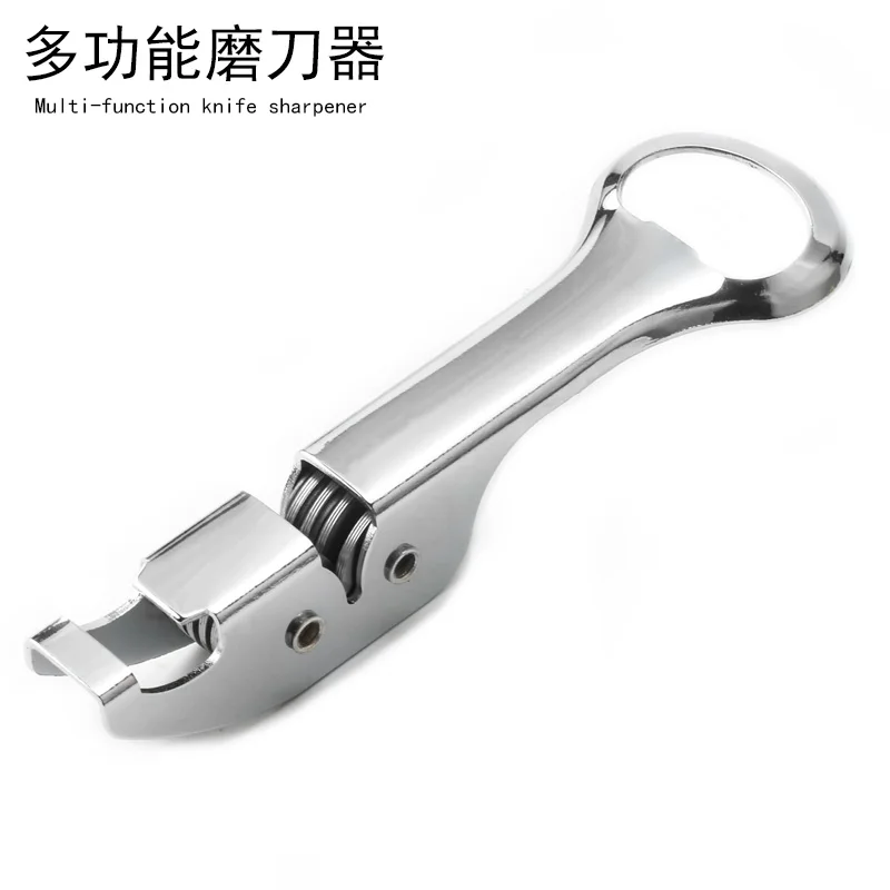Can wrench opener kitchen bottle opener kitchen knife sharpener sharpening personality folding knife tool multi-function portabl
Can wrench opener kitchen bottle opener kitchen knife sharpener sharpening personality folding knife tool multi-function portabl