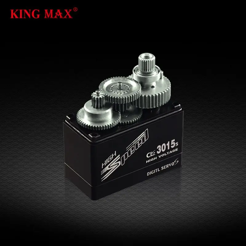 FATJAY KINGMAX CLS3015S 80g 30kg.cm digital standard waterproof servo steel gear full CNC case for RC 50-150CC gas engine 1/5car
FATJAY KINGMAX CLS3015S 80g 30kg.cm digital standard waterproof servo steel gear full CNC case for RC 50-150CC gas engine 1/5car