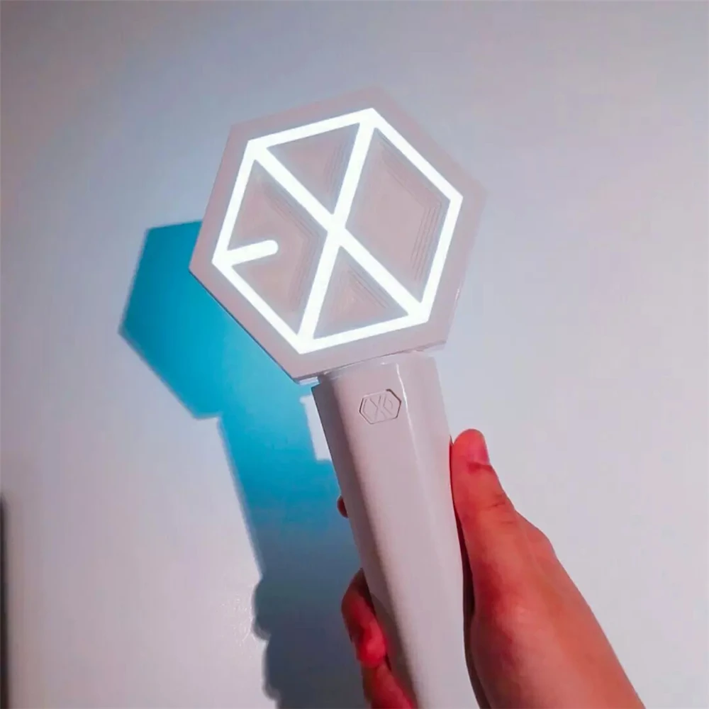 

Kpop BTS Light Stick EXO Sehun Chanyeol Lay White Concert Light Lamp Party Flashing Fans Gift Glow Stick Light-Up Toy