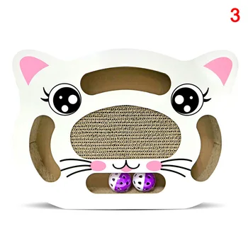 Cats Scratch Toy Corrugated Cardboard Scratch Board 2 Chase Balls Pet Supplies HG99
Cats Scratch Toy Corrugated Cardboard Scratch Board 2 Chase Balls Pet Supplies HG99