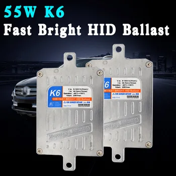SKYJOYCE AC 12V 55W K6 Fast Bright HID Xenon Ballast 55W Quick Start Slim HID Ballast For Car Styling 55W HID Headlight Kit
SKYJOYCE AC 12V 55W K6 Fast Bright HID Xenon Ballast 55W Quick Start Slim HID Ballast For Car Styling 55W HID Headlight Kit