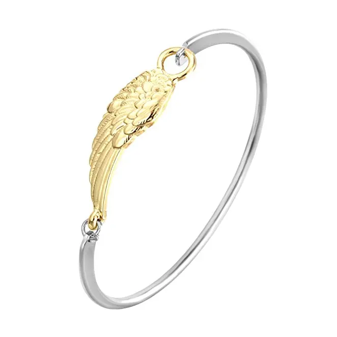 New Style Fashion Women 2 Colors Bangle Simple Bracelet Shape Openable Angel Wings Bangle Favorite Bangles For Women Design
New Style Fashion Women 2 Colors Bangle Simple Bracelet Shape Openable Angel Wings Bangle Favorite Bangles For Women Design