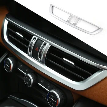 DWCX New Car Interior ABS Chrome Plated Central Control Outlet Air Vent Cover Trim 37 x 7.4cm Fit for Alfa Romeo Giulia 2017
DWCX New Car Interior ABS Chrome Plated Central Control Outlet Air Vent Cover Trim 37 x 7.4cm Fit for Alfa Romeo Giulia 2017