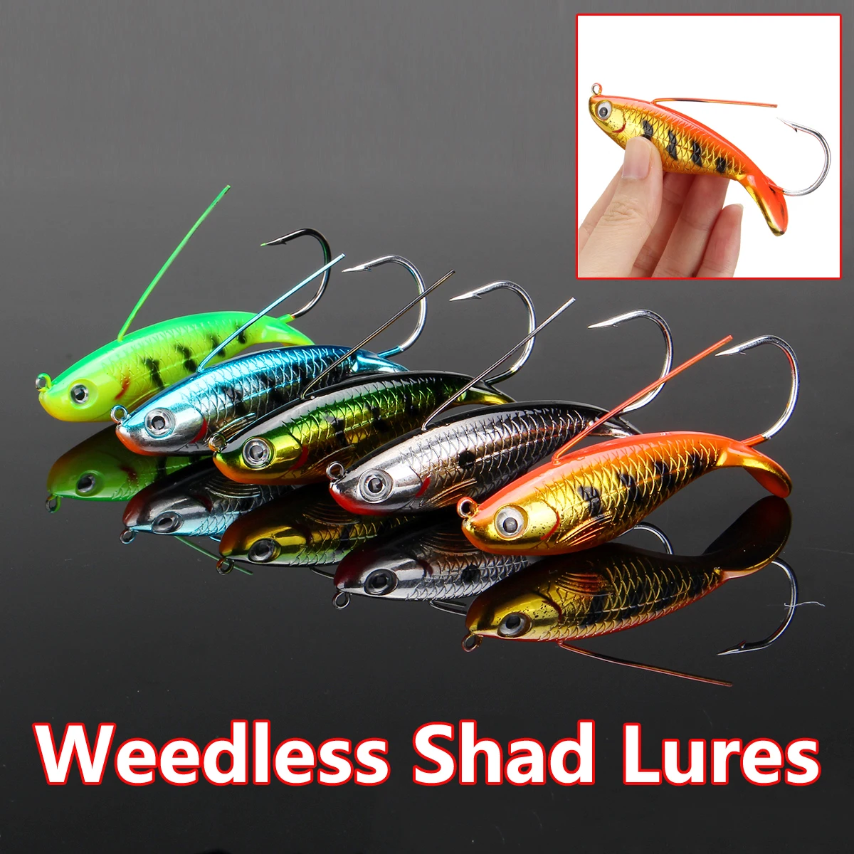 1PCS Fishing Lure Hard Artificial Bait 3D Eyes Fishing Wobblers Weedless Crankbait Pike Perch Zander Bass Sea Fishing Tackle
1PCS Fishing Lure Hard Artificial Bait 3D Eyes Fishing Wobblers Weedless Crankbait Pike Perch Zander Bass Sea Fishing Tackle