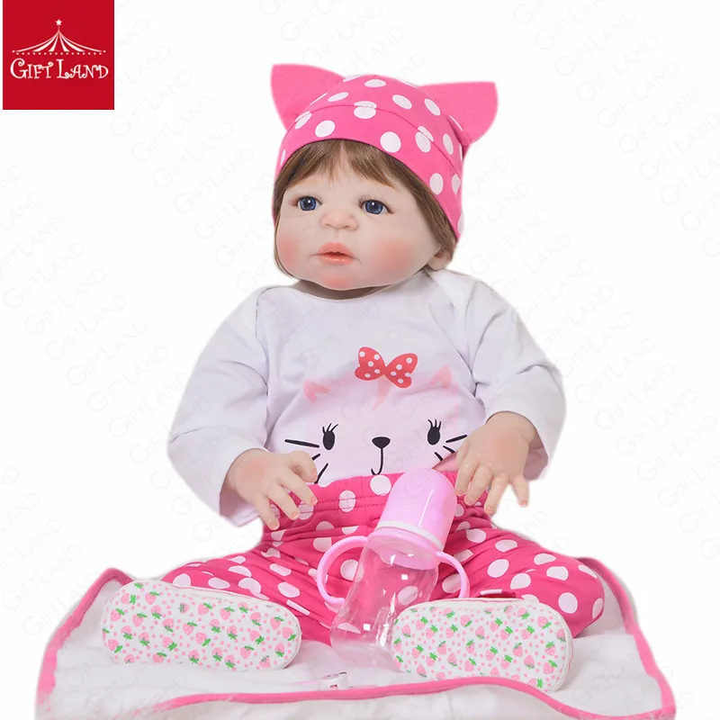 2019 Reborn Baby Doll Bebe Reborn Full Silicone Boneca Handmade Bonecas Surprise Doll Gifts Bathe Toy Bed Time Playmate Hot Sale
2019 Reborn Baby Doll Bebe Reborn Full Silicone Boneca Handmade Bonecas Surprise Doll Gifts Bathe Toy Bed Time Playmate Hot Sale