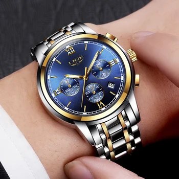 LIGE Luxury Brand Watches Men Fashion Sport Military Quartz Watch Men Full Steel Business Waterproof Clock Man Relogio Masculino
LIGE Luxury Brand Watches Men Fashion Sport Military Quartz Watch Men Full Steel Business Waterproof Clock Man Relogio Masculino