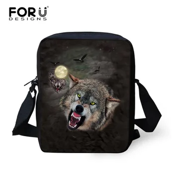 FORUDESIGNS 3D Cool Wolf Men Messenger Bag Boys Casual Shoulder Bag Kid Children Small Book Bags Crossbody Mini Bag For Girls
FORUDESIGNS 3D Cool Wolf Men Messenger Bag Boys Casual Shoulder Bag Kid Children Small Book Bags Crossbody Mini Bag For Girls