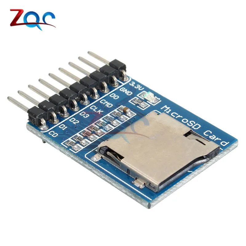 Micro SD TF Card Reader Read & Write Module Storage Memory Board for Arduino 9 Pin 9pin
Micro SD TF Card Reader Read & Write Module Storage Memory Board for Arduino 9 Pin 9pin