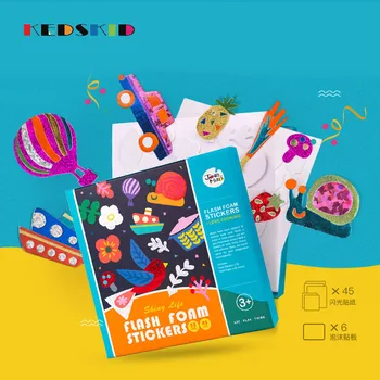 3D DIY Cartoon decoration Flash Sticker kids puzzle stickers creative education children's toys
3D DIY Cartoon decoration Flash Sticker kids puzzle stickers creative education children's toys