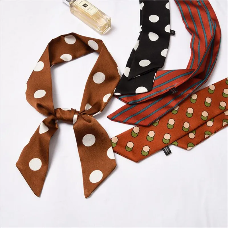 2019 New Striped Dot Leopard Cute Puppy Print Silk Scarf Women Skinny Scarves Women Handle Bag Ribbons Head band Long Ties Scarf
2019 New Striped Dot Leopard Cute Puppy Print Silk Scarf Women Skinny Scarves Women Handle Bag Ribbons Head band Long Ties Scarf