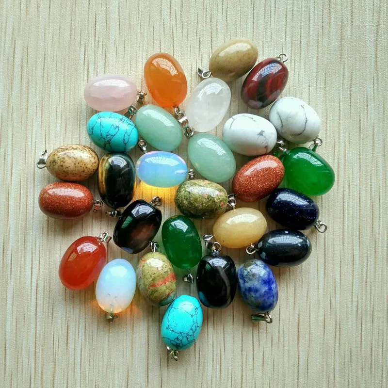 wholesale 50pcs/lot Fashion assorted natural stone mix egg shape charms pendants for necklaces jewelry making free shipping
wholesale 50pcs/lot Fashion assorted natural stone mix egg shape charms pendants for necklaces jewelry making free shipping