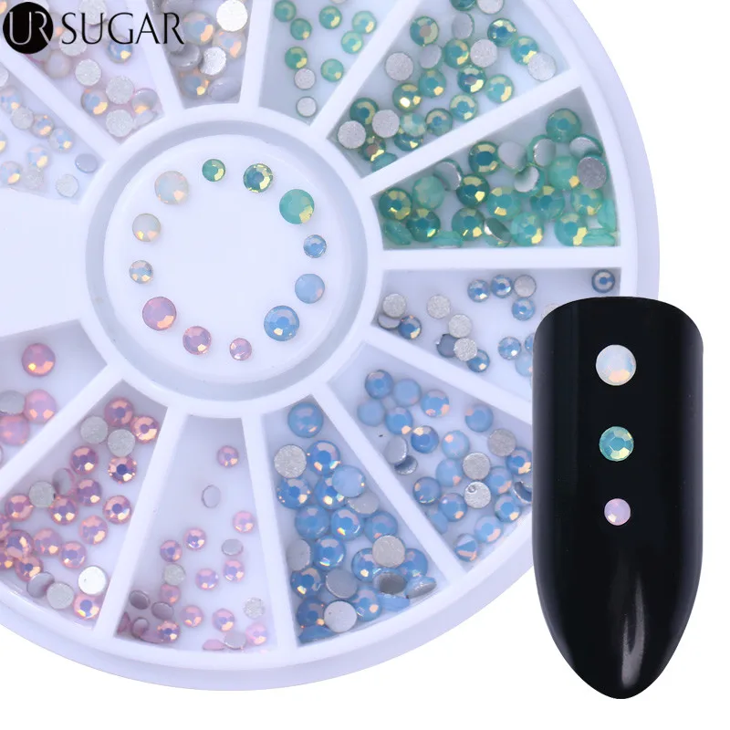 Opal Nail Rhinestones Flat Bottom 3D Nail Decorations Gold Silver AB Color 3D Decoration in Wheel DIY Nail Art UV Gel Polish
Opal Nail Rhinestones Flat Bottom 3D Nail Decorations Gold Silver AB Color 3D Decoration in Wheel DIY Nail Art UV Gel Polish
