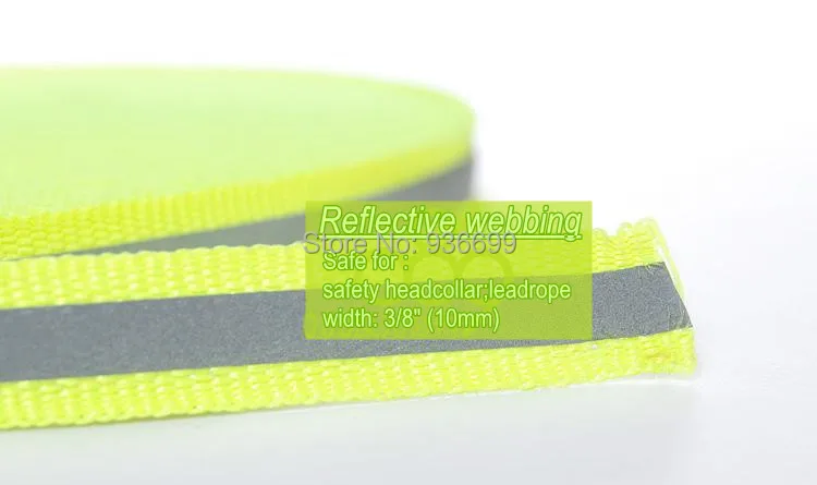 3/8" reflective woven webbing 5 colors safety products DIY accessories headcollar leadrope leash 10m pack harness strap
3/8" reflective woven webbing 5 colors safety products DIY accessories headcollar leadrope leash 10m pack harness strap