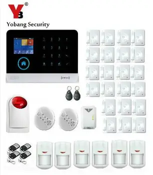 Yobang Security- Intelligent Android IOS App Remote Control WIFI GSM Alarm Door Window Alarm Sensors Home Security Protection
Yobang Security- Intelligent Android IOS App Remote Control WIFI GSM Alarm Door Window Alarm Sensors Home Security Protection
