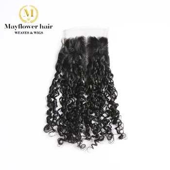 MFH Funmi hair Tiny Curl 4x4" closure Natural black color Remy human hair products Free parting or Middle parting from 8-16"
MFH Funmi hair Tiny Curl 4x4" closure Natural black color Remy human hair products Free parting or Middle parting from 8-16"
