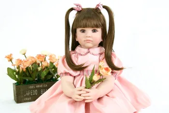 58cm Silicone Reborn Baby Doll Toys handmade bebe alive white skin princess toddler dolls kids birthday Xmas super present
58cm Silicone Reborn Baby Doll Toys handmade bebe alive white skin princess toddler dolls kids birthday Xmas super present