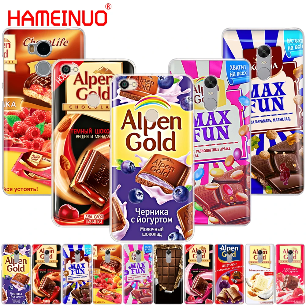 HAMEINUO chocolate food package russian Cover phone Case for Xiaomi redmi 5 4 1 1s 2 3 3s pro redmi note 5 4 4X 4A 5A plus
HAMEINUO chocolate food package russian Cover phone Case for Xiaomi redmi 5 4 1 1s 2 3 3s pro redmi note 5 4 4X 4A 5A plus