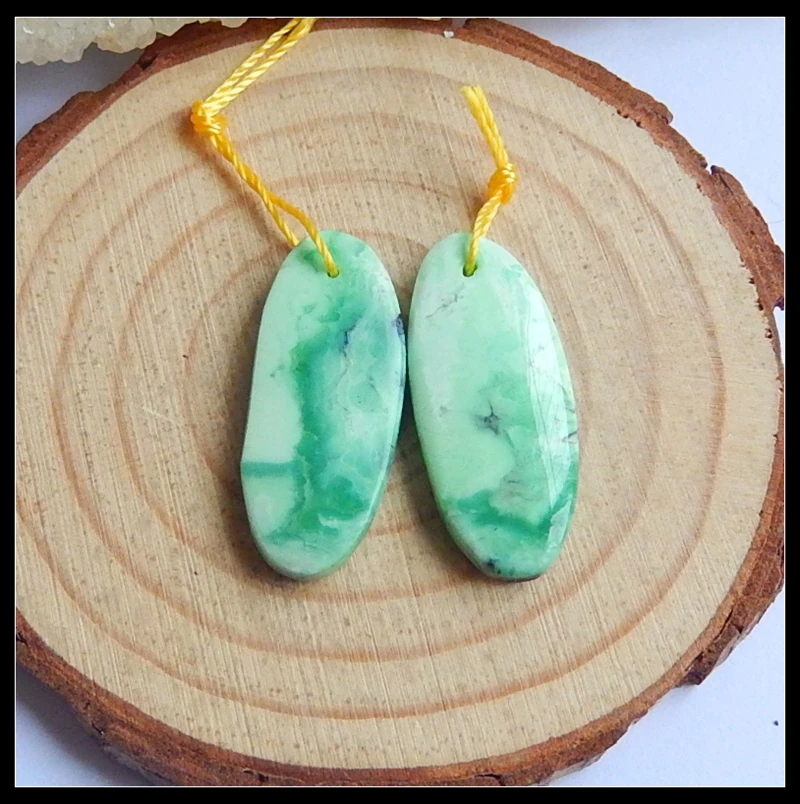 Special sale!!Green Turquoise Handmade Oval Green Color Earring Bead 28x11x4mm 3.86g
Special sale!!Green Turquoise Handmade Oval Green Color Earring Bead 28x11x4mm 3.86g