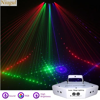 6 Lens RGB Laser Image Lines Beam Scans DMX512 DJ Dance Bar Coffee Xmas Home Party Disco Effect Lighting Stage Laser System Show
6 Lens RGB Laser Image Lines Beam Scans DMX512 DJ Dance Bar Coffee Xmas Home Party Disco Effect Lighting Stage Laser System Show