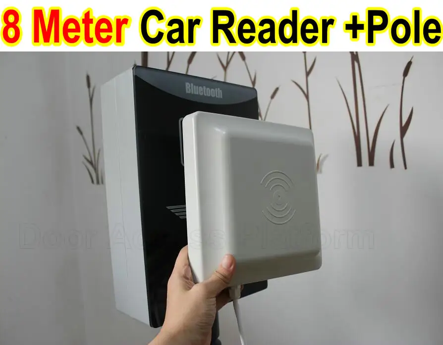 Car Parking 8 Meter UHF Card reader for Gate Access Controller System and Truck Parking system with Down installation pole kit
Car Parking 8 Meter UHF Card reader for Gate Access Controller System and Truck Parking system with Down installation pole kit