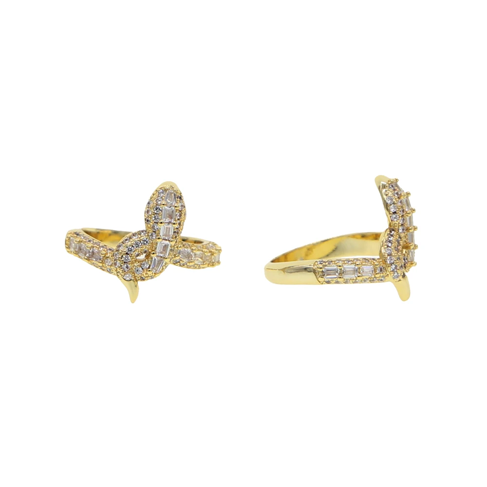 2019 hot Fashion gold filled baguette stone women finger ring cz paved classic animal snake shape wrap finger jewelry
2019 hot Fashion gold filled baguette stone women finger ring cz paved classic animal snake shape wrap finger jewelry