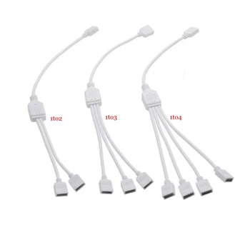 DHL 100PCS 4 /5 Pin 1 to 2 3 4 Female Splitter Connector Cable Adapter For SMD 3528 5050 RGB/RGBW LED Strip Light Connector Wire
DHL 100PCS 4 /5 Pin 1 to 2 3 4 Female Splitter Connector Cable Adapter For SMD 3528 5050 RGB/RGBW LED Strip Light Connector Wire