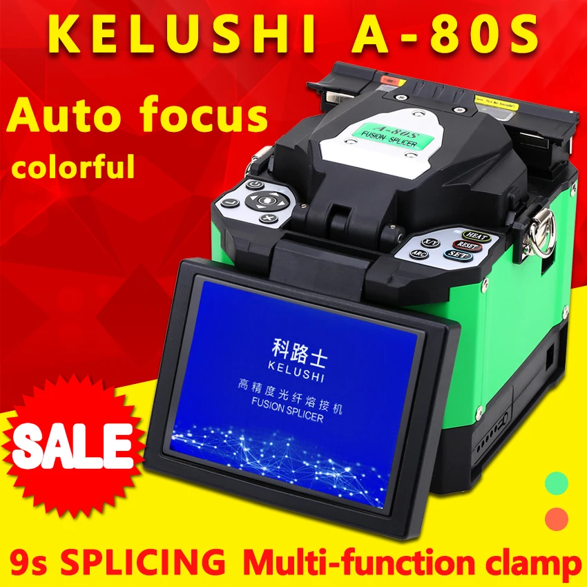 A-80S Automatic Intelligent Optical Fiber Fusion Splicer FTTH Optical Fiber Welding Splicing Machine
A-80S Automatic Intelligent Optical Fiber Fusion Splicer FTTH Optical Fiber Welding Splicing Machine