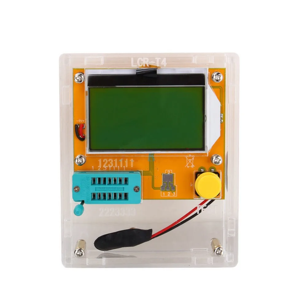 LCR-T4 ESR Meter Transistor Tester Diode Triode Capacitance Mos Mega328 Transistor Tester with Shell
LCR-T4 ESR Meter Transistor Tester Diode Triode Capacitance Mos Mega328 Transistor Tester with Shell