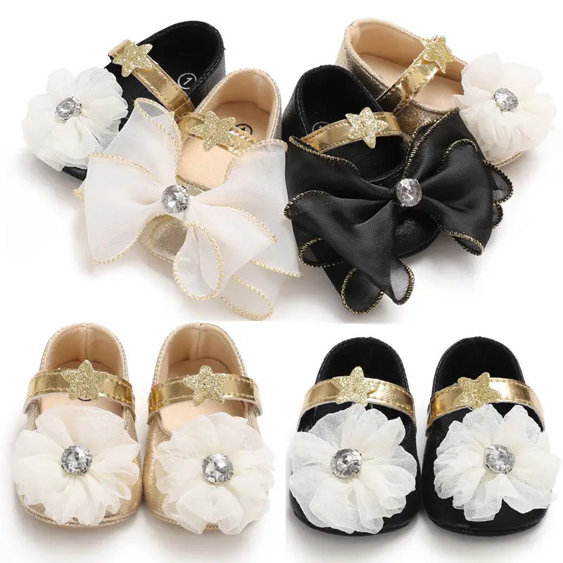 Newborn Infant Baby Girls Lovely Casual Baby Shoes Floral Bowknot Leather Hook Soft Sole Baby Shoes 0-18M
Newborn Infant Baby Girls Lovely Casual Baby Shoes Floral Bowknot Leather Hook Soft Sole Baby Shoes 0-18M