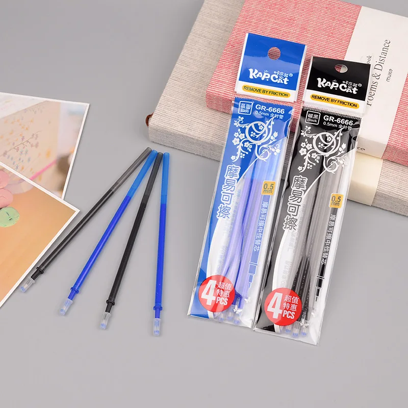 5X4 Pcs 0.5mm Erasable Pen Blue/Black Ink Refills A Magical Writing Gel Pen Refills Cute Stationary for Student Gifts
5X4 Pcs 0.5mm Erasable Pen Blue/Black Ink Refills A Magical Writing Gel Pen Refills Cute Stationary for Student Gifts