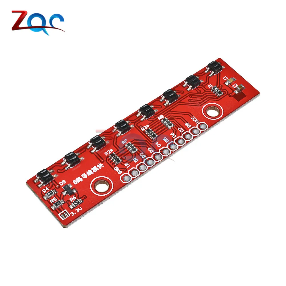 Tracking Module Infrared Detection Sensor Module DIY For Arduino 8-Channel Infrared Detector Hunt Module 8bit Sensor Module
Tracking Module Infrared Detection Sensor Module DIY For Arduino 8-Channel Infrared Detector Hunt Module 8bit Sensor Module