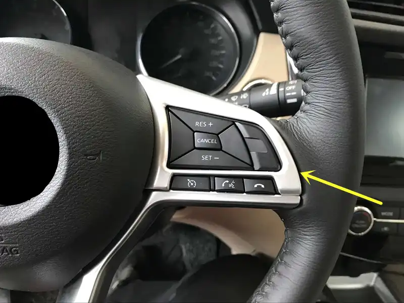 For Nissan Qashqai J11 2018 2019 Abs Matte Interior Steering