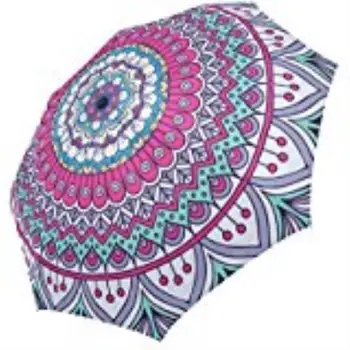 Indian Mandala Foldable Umbrella Anti Rain Umbrella 3 Folding Parasol Sun Protection Anti-UV Umbrella for Women
Indian Mandala Foldable Umbrella Anti Rain Umbrella 3 Folding Parasol Sun Protection Anti-UV Umbrella for Women