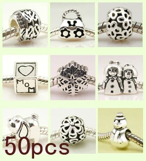 Wholesale Free Shipping European Screw 925 Solid Sterling Silver Beads Charms Fit Bracelet Chamilia Troll Biagi 50 pcs Mixed Lot
Wholesale Free Shipping European Screw 925 Solid Sterling Silver Beads Charms Fit Bracelet Chamilia Troll Biagi 50 pcs Mixed Lot