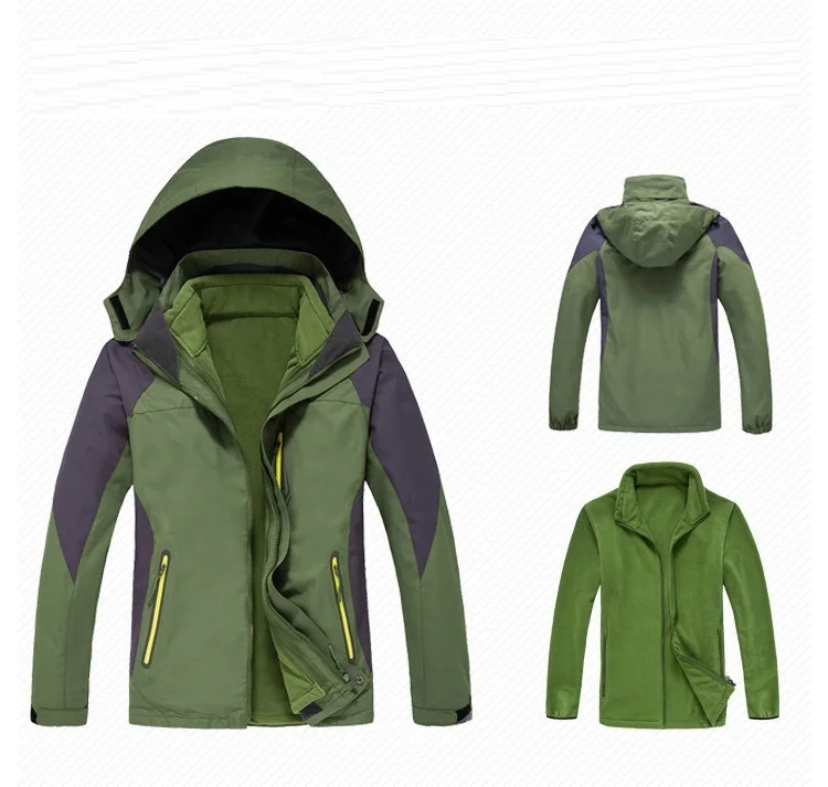 Men Autumn Winter 3in1 Softshell Warm Waterproof Outdoor Jacket Camping Trekking Coat Fishing Windbreaker Climbing Hiking Jacket
Men Autumn Winter 3in1 Softshell Warm Waterproof Outdoor Jacket Camping Trekking Coat Fishing Windbreaker Climbing Hiking Jacket